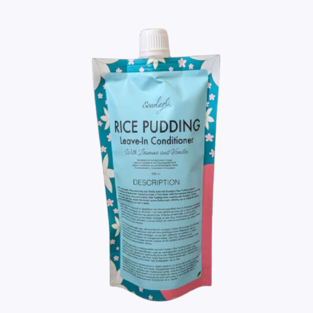 ecoslay rice pudding in een nieuwe verpakking