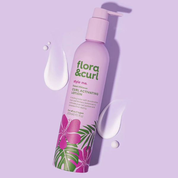 Flora & Curl Sweet Hibiscus Curl Activating Lotion