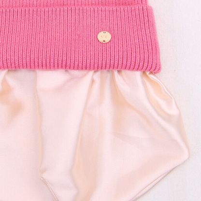 Satin Lined Hat Pink