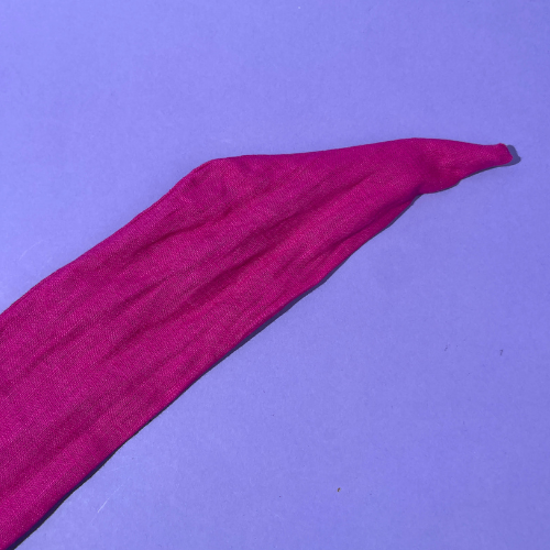 Fuchsia Linen Bandana