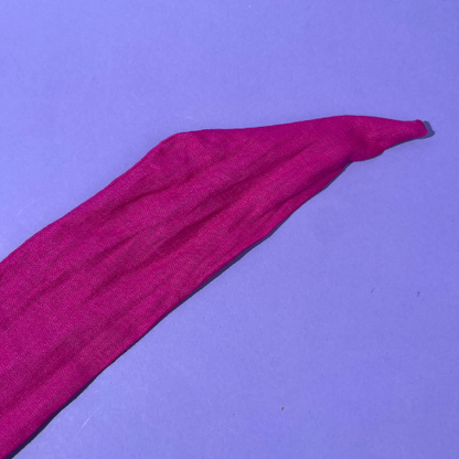 Fuchsia Linen Bandana