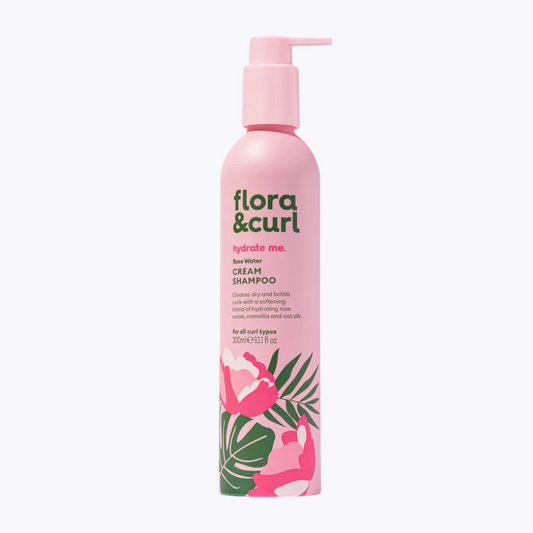 Flora and Curl Rose Water & Honey Cream Shampoo