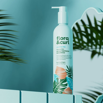 Flora & Curl Sooth Me Coconut Mint Scalp Refresh Shampoo