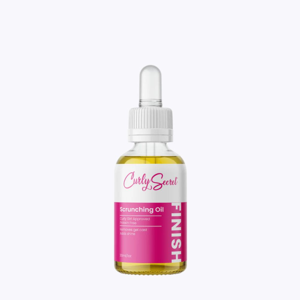 Curly Secret Scrunching oil in de nieuwste verpakking dat is veranderd in 2024