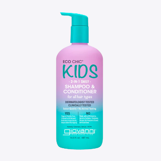 Giovanni Eco Chic Kids 2 in 1 Shampoo & Conditioner, 487ml