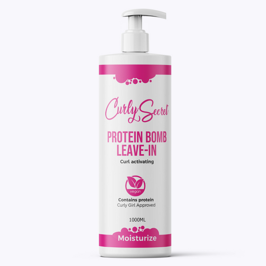 Curly Secret Protein Bomb Leave-in – Familiengröße